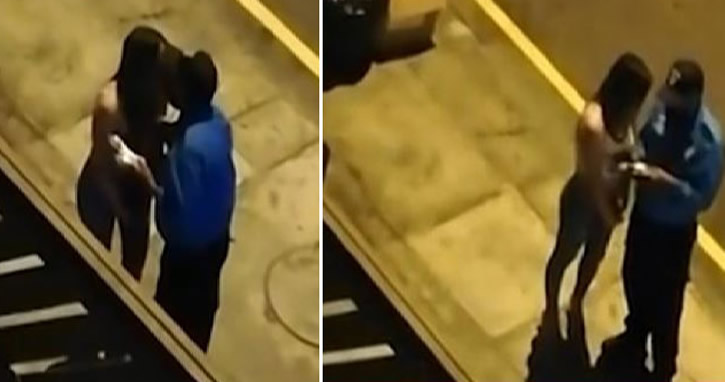 Perulu polisten yasağı ihlal eden kadına ceza yerine öpücük