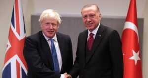 Başbakan Johnson ile Cumhurbaşkanı Erdoğan görüştü