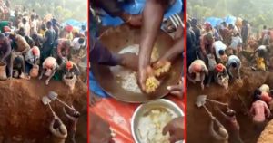 Kongo’da köylüler altın fışkıran dağa hücum ettiler