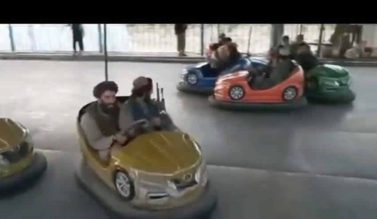 Lunaparkı ele geçiren Taliban’ın görüntüleri şaşkına çevirdi