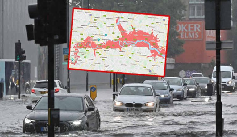 NASA’dan başkent Londra için korkutan harita