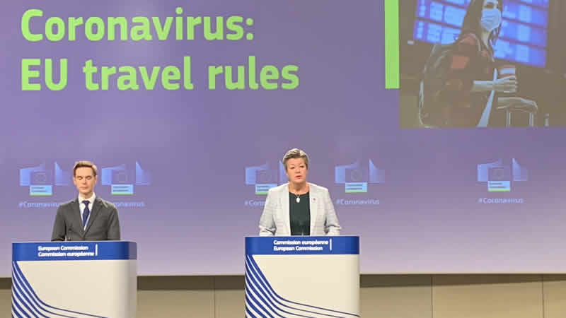 Schengen bölgesine girmek için 3. doz aşı ve negatif test şartı