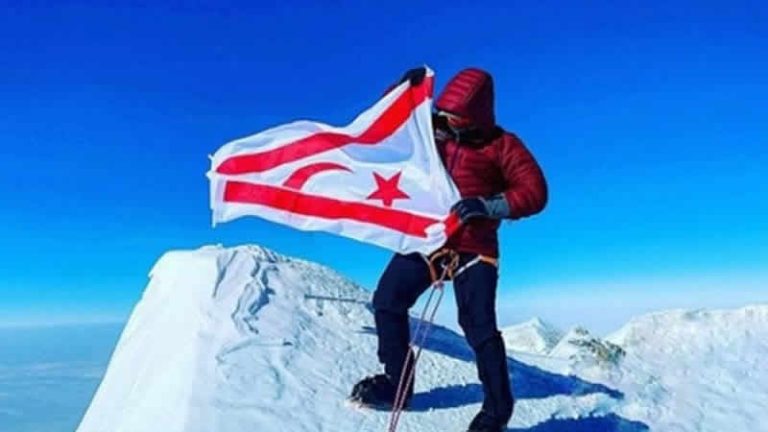 KKTC Bayrağını zirvelere taşıyan Kıbrıslı Türk: Birkan Uzun