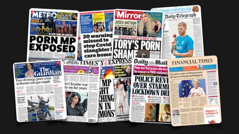 28 Nisan Perşembe: İngiltere gazetelerinden öne çıkan manşetler