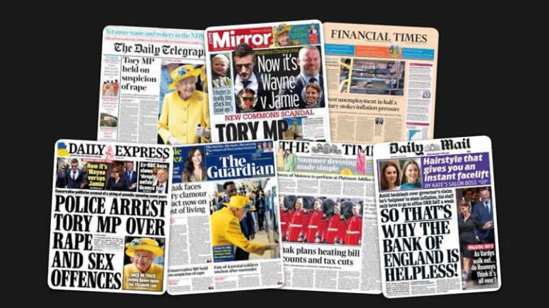 18 Mayıs Çarşamba: İngiltere gazetelerinden öne çıkan manşetler