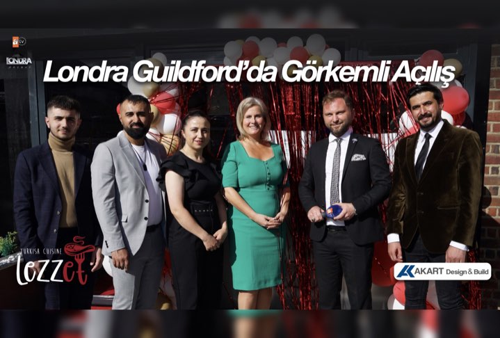 Güney Londra Guildford bölgesinde görkemli açılış