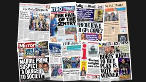 3 Mayıs Salı: İngiltere gazetelerinden öne çıkan manşetler