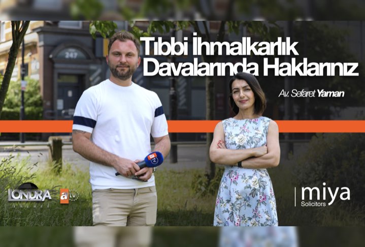 Mıya Solicitors tıbbi ihmalkarlık davalarında uzman kadrosuyla hizmetinizde