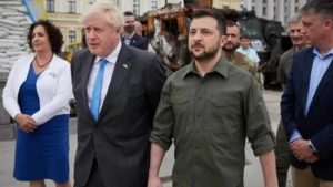 Başbakan Boris Johnson’dan Kiev’e sürpriz ziyaret