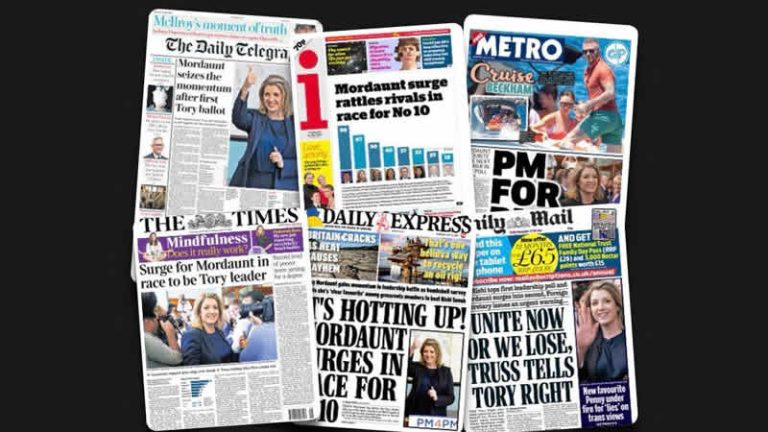 14 Temmuz Perşembe: İngiltere gazetelerinden öne çıkan manşetler