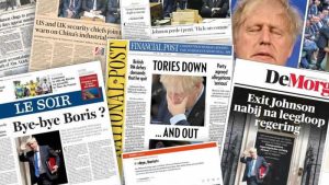 Dünya medyası Boris Johnson’ın düşüşünü nasıl aktardı?