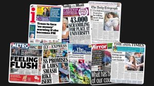 19 Ağustos Cuma: İngiltere gazetelerinden öne çıkan manşetler