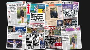 23 Ağustos Salı: İngiltere gazetelerinden öne çıkan manşetler