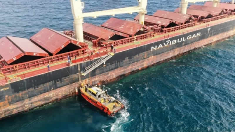 Mısır yüklü ‘Rojen’ gemisi İngiltere’ye gelmek için İstanbul’dan demir aldı