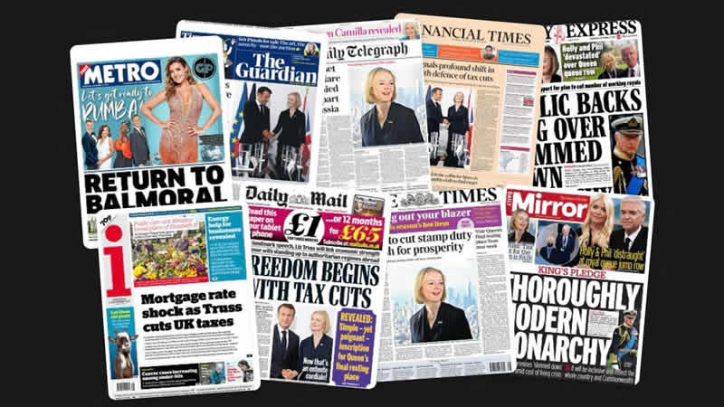 21 Eylül Çarşamba: İngiltere gazetelerinden öne çıkan manşetler