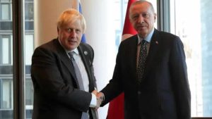 Erdoğan, İngiltere Başbakanı Johnson’la görüştü