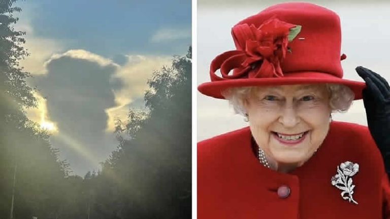 Daily Mail: Gökyüzünde Kraliçe Elizabeth’in silüeti belirdi