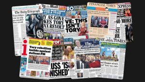 3 Ekim Pazartesi: İngiltere gazetelerinden öne çıkan manşetler