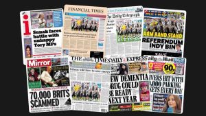 24 Kasım Perşembe: İngiltere gazetelerinden öne çıkan manşetler