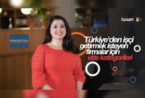 Türkiye’den işçi getirmek isteyen firmalar için vize kategorileri…