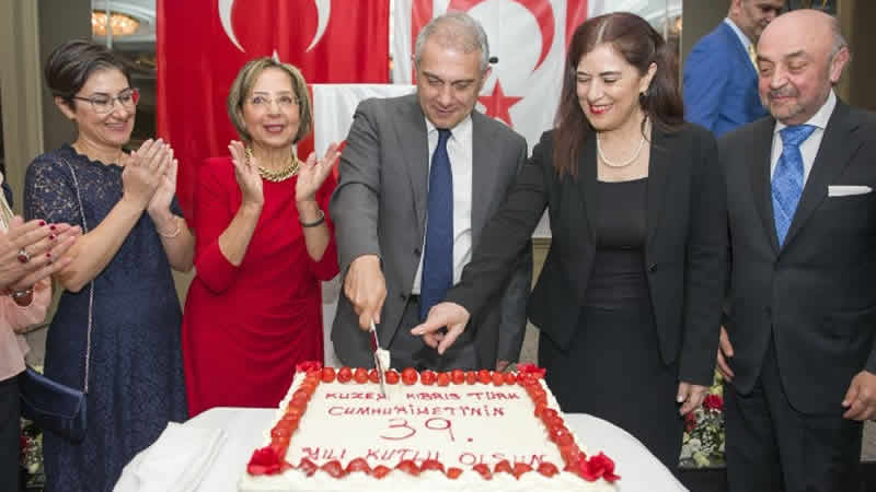 Londra’da KKTC’nin 39’uncu kuruluş yıl dönümü kutlandı
