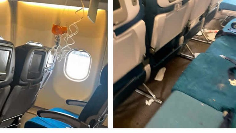 Uçak türbülansa girdi; 36 kişi yaralandı