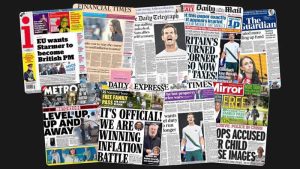 20 Ocak Cuma: İngiltere gazetelerinden öne çıkan manşetler