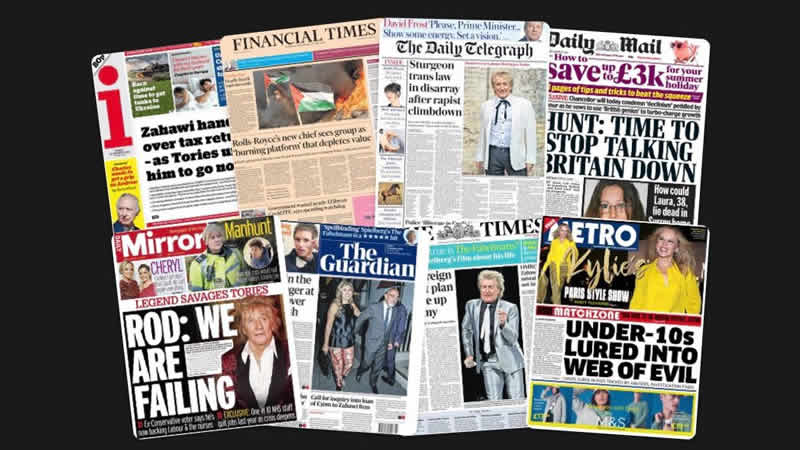 27 Ocak Cuma: İngiltere gazetelerinden öne çıkan manşetler