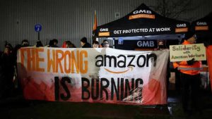 Coventry’de Amazon çalışanları ilk kez greve gitti