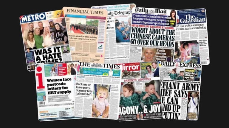 15 Şubat: İngiltere gazetelerinden öne çıkan manşetler