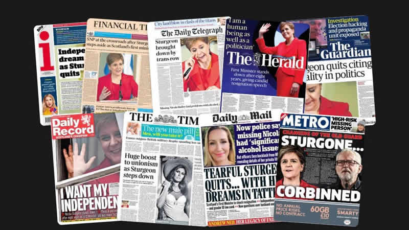 16 Şubat Perşembe: İngiltere gazetelerinden öne çıkan manşetler