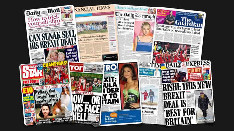 27 Şubat Pazartesi: İngiltere gazetelerinden öne çıkan manşetler