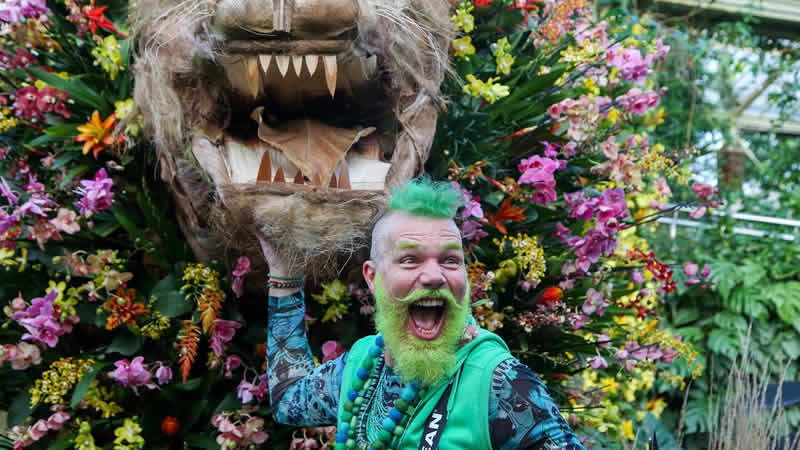 Londra Kew Garden’da “Orkide Festivali” için hazırlıklar sürüyor