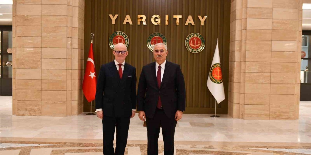 Yargıtay Başkanı Akarca, İngiltere Başsavcısı Hill’i kabul etti