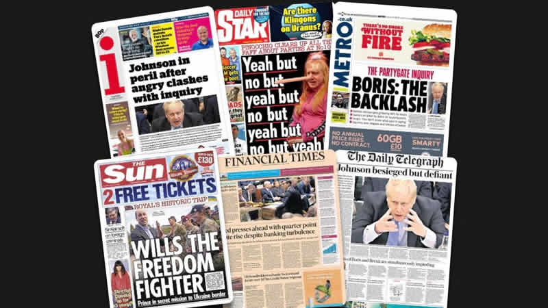 23 Mart Perşembe: İngiltere gazetelerinden öne çıkan manşetler