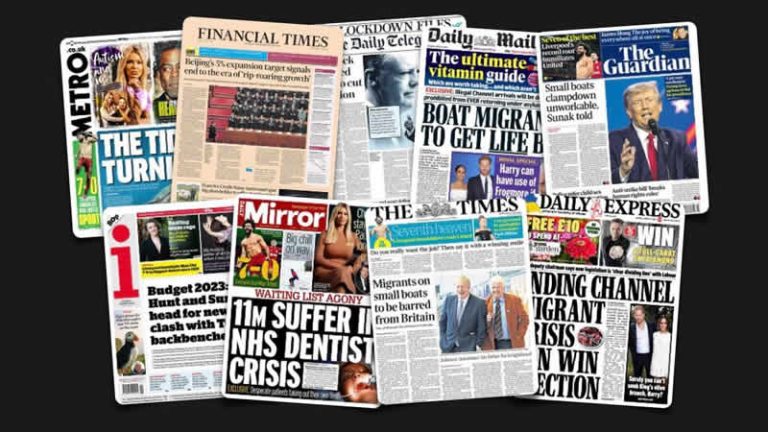 6 Mart Pazartesi: İngiltere gazetelerinden öne çıkan manşetler