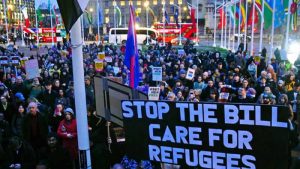 İngiltere’de göçmen yasası protesto edildi