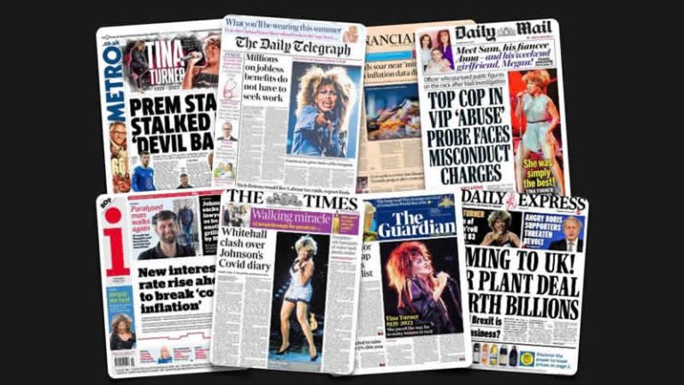 25 Mayıs Perşembe: İngiltere gazetelerinden öne çıkan manşetler