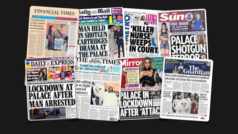 3 Mayıs Çarşamba: İngiltere gazetelerinden öne çıkan manşetler