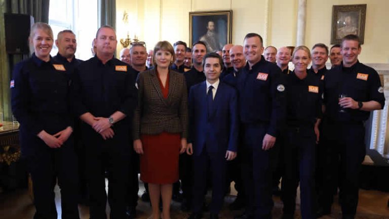 Londra Büyükelçisi Ertaş, 10 Numara’da depremle ilgili resepsiyona katıldı