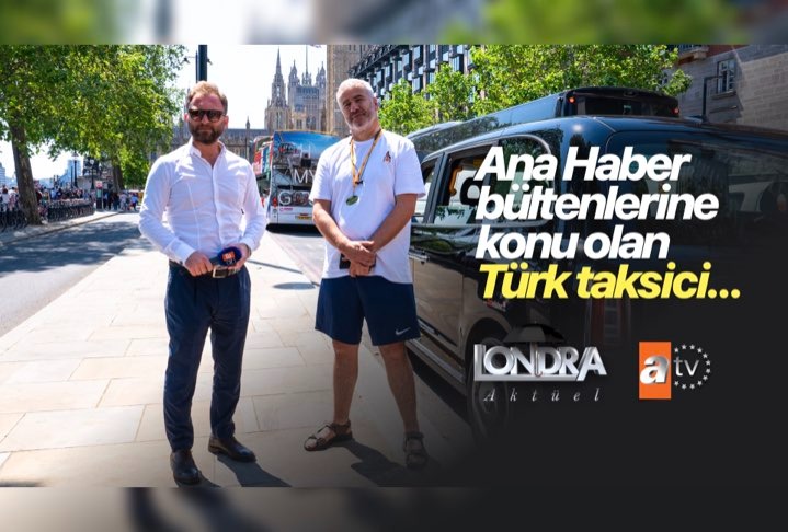 Ana Haber bültenlerine konu olan Türk taksici…