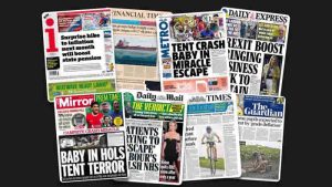 14 Ağustos Pazartesi: İngiltere gazetelerinden öne çıkan manşetler