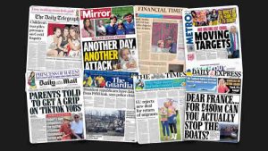 15 Ağustos Salı: İngiltere gazetelerinden öne çıkan manşetler