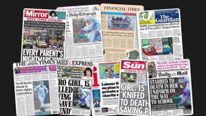 28 Eylül Perşembe: İngiltere gazetelerinden öne çıkan manşetler