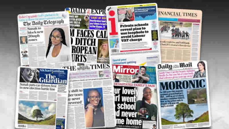 29 Eylül Cuma: İngiltere gazetelerinden öne çıkan manşetler