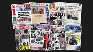 5 Eylül Salı: İngiltere gazetelerinden öne çıkan manşetler