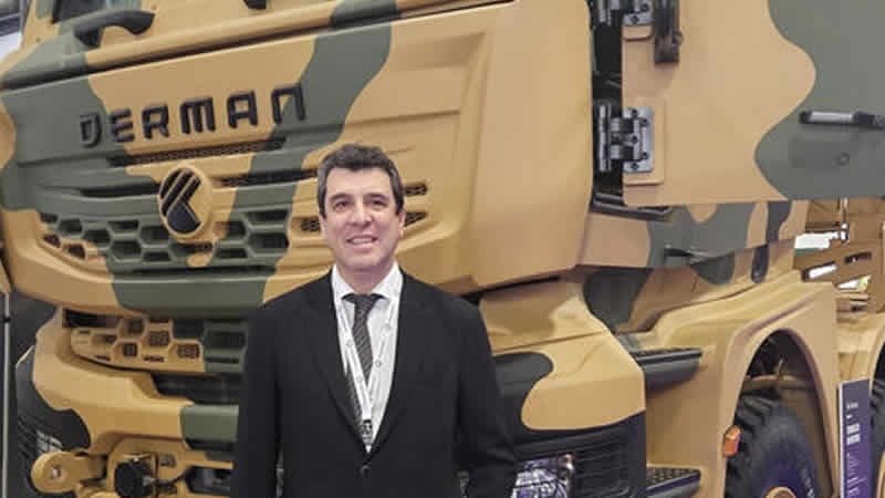 Zırhlı lojistik destek aracı Derman, İngiltere’de sergilendi