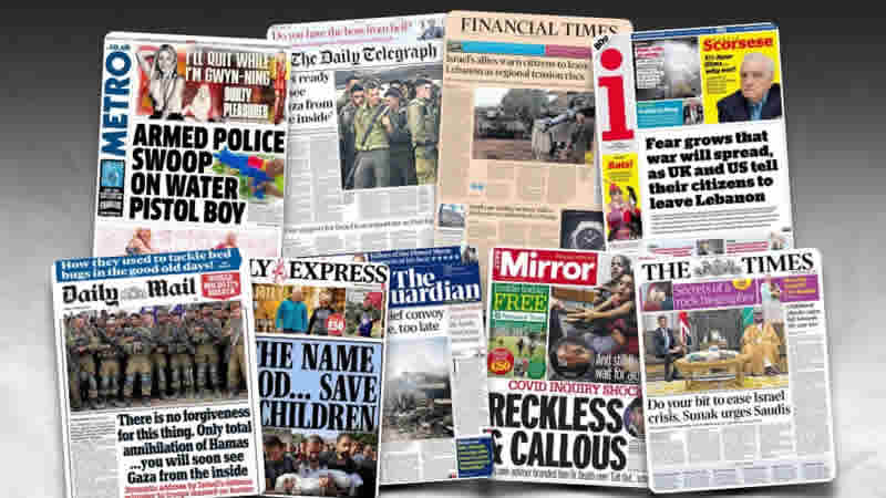 20 Ekim Cuma: İngiltere gazetelerinden öne çıkan manşetler