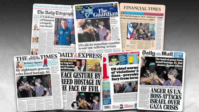 25 Ekim Çarşamba: İngiltere gazetelerinden öne çıkan manşetler