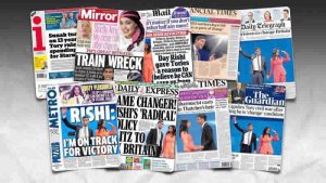 5 Ekim Perşembe: İngiltere gazetelerinden öne çıkan manşetler